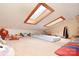 Finished attic with skylights offers versatile space, perfect for a playroom or guest room with natural light at 109 Larch Rd, Salisbury, NC 28147