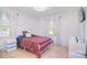 Bright bedroom features wood floors, light walls and decor at 109 Larch Rd, Salisbury, NC 28147