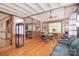 A living room features an office nook and a round table at 109 Larch Rd, Salisbury, NC 28147