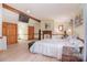 Bright bedroom boasts a fireplace, and two closets, providing comfort and practicality for restful nights at 109 Larch Rd, Salisbury, NC 28147