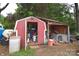 Exterior view of a shed with an open bay at 109 Larch Rd, Salisbury, NC 28147