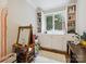 Playroom features a large window for natural light, built-in shelving and storage at 1219 Pinecrest Ave, Charlotte, NC 28205