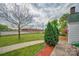 Lawn and landscaping in front of a residential building at 123 N Poston St, Shelby, NC 28150