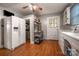 This kitchen features modern appliances, ample storage, and stylish cabinetry for a contemporary feel at 123 N Poston St, Shelby, NC 28150