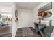 Charming entryway with console table, decorative mirrors and view of secondary room at 1405 Amberlight Cir, Salisbury, NC 28144