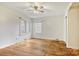 Bright bedroom features hardwood floors and natural light at 1435 W Ridge Rd, Salisbury, NC 28147