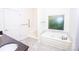 Bathroom featuring a separate shower, tub, and single granite vanity at 169 Wilcox Karriker Ln, Statesville, NC 28625