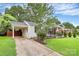 Charming single-story home with a covered carport and well-maintained front yard at 2421 Shamrock Dr, Charlotte, NC 28205