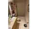Modest bathroom with a single vanity and a shower-tub combination at 2505 White Thorne Ln, Waxhaw, NC 28173