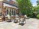 Flagstone patio with outdoor seating, perfect for relaxing at 2516 Selwyn Ave, Charlotte, NC 28209