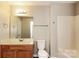 Bathroom with vanity and shower-tub combination at 2599 April Showers Ln, Rock Hill, SC 29730