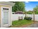 Secluded backyard featuring a porch swing, pergola, and privacy fence at 3007 Colonel Springs Way, Fort Mill, SC 29708