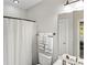 Bright bathroom with a shower, and white fixtures at 3007 Colonel Springs Way, Fort Mill, SC 29708