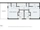 Second floor plan showing the primary bedroom, balcony and additional bedrooms at 3007 Colonel Springs Way, Fort Mill, SC 29708