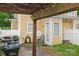 Cozy outdoor patio space with pergola, grill, and access to the backyard at 3007 Colonel Springs Way, Fort Mill, SC 29708