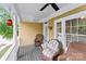 Outdoor porch with furniture for relaxing at 3007 Colonel Springs Way, Fort Mill, SC 29708