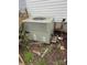 Exterior shot of the home's AC unit, nestled near the house with visible details and surroundings at 324 S Spruce St, Rock Hill, SC 29730