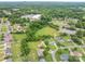 An aerial view shows the layout of neighborhood properties with mature trees and the single story home's location at 3537 Heather Ln, Gastonia, NC 28056