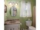Bathroom featuring a vanity with light countertops and stylish fixtures at 3537 Heather Ln, Gastonia, NC 28056