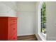Spacious closet features a window, modern storage rack, and hardwood floors at 513 Pate Dr, Fort Mill, SC 29715