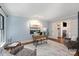 Comfortable office space with ample natural light, hardwood floors, and modern decor at 516 Amanda Dr, Weddington, NC 28104