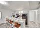 Charming kitchen featuring an island with barstool seating and modern appliances, perfect for cooking and entertaining at 6626 Rocky Falls Rd, Charlotte, NC 28211