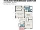 Second floor floorplan showcasing the primary bedroom and bathroom layout at 7043 Blakeney Greens Blvd, Charlotte, NC 28277