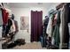 Walk-in closet with organized shelving and ample storage space for clothes and accessories at 7527 Finnigan Rd, Charlotte, NC 28215