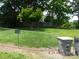 Spacious backyard with mature trees and chain-link fence at 809 Ruth Ave, Kannapolis, NC 28083