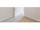 Neutral bedroom with carpet and open door at 8102 Jacey Ln # 24, Huntersville, NC 28078