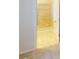 Bathroom view into glass shower with neutral walls and flooring at 8122 Jacey Ln # 19, Huntersville, NC 28078