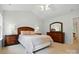 Bedroom featuring neutral tones, ceiling fan, and natural light at 9856 Caldwell Depot Rd, Cornelius, NC 28031