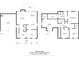 Detailed floor plan showcasing layout of rooms, dimensions, and spatial relationships for both floors of this house at 9856 Caldwell Depot Rd, Cornelius, NC 28031
