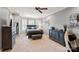 Comfortable bedroom with neutral tones, ample natural light, and stylish furnishings at 106 Kent Ct, Mooresville, NC 28117