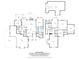 Detailed floor plan showcasing the layout of the home with estimated area of 7441 sq. ft at 106 Kent Ct, Mooresville, NC 28117