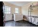 Bright laundry room featuring a modern washer and dryer, and ample storage space at 111 Gordon Ave, Shelby, NC 28152