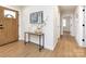 Inviting entryway with table and views into other rooms at 1152 Penrose Ln, Charlotte, NC 28217