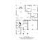 Detailed floor plan showcasing the layout of the home with room dimensions at 16034 Rushwick Dr, Huntersville, NC 28078