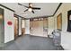 Bedroom with a built-in Murphy bed and cabinet storage at 164 Twin Sisters Ln, Mooresville, NC 28117