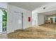 Building elevator with wooden floors and a nearby exit at 18605 Ruffner Dr # 3E, Cornelius, NC 28031
