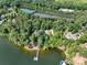 Lakefront property with a private dock and boat lift at 258 Patterson'S Bridge None, New London, NC 28127