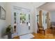 Bright foyer with hardwood floors, decorative lighting, and an inviting entry way at 258 Patterson'S Bridge None, New London, NC 28127