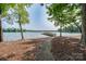 Scenic pathway leads to a private boat dock on the calm, beautiful lake at 258 Patterson'S Bridge None, New London, NC 28127
