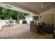 Spacious patio area for outdoor entertaining at 2709 Wamath Dr, Charlotte, NC 28210