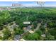 A birds eye view of the home in relation to nearby locations like downtown at 4562 Rockford Ct, Charlotte, NC 28209
