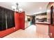 Charming eat-in kitchen with light wood cabinets and laminate flooring at 51 Emily Ln, Taylorsville, NC 28681