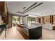 Spacious kitchen with a large island, modern appliances, and open to the living room at 5432 Carmel Rd, Charlotte, NC 28210