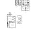 Detailed floor plan showcasing the layout of the home, including the kitchen and bedrooms at 7335 Childress Dr, Concord, NC 28025