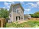 Well maintained backyard with brick patio and privacy fence at 7642 Rolling Meadows Ln, Huntersville, NC 28078