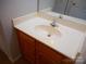 Bathroom showing countertop, sink, mirror, vanity and faucet at 9139 Charminster Ct, Charlotte, NC 28269